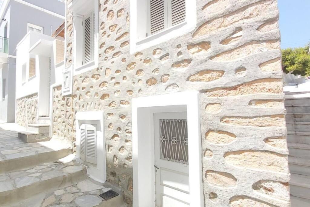 Syros Stone Yard House Villa Ermoupoli Buitenkant foto